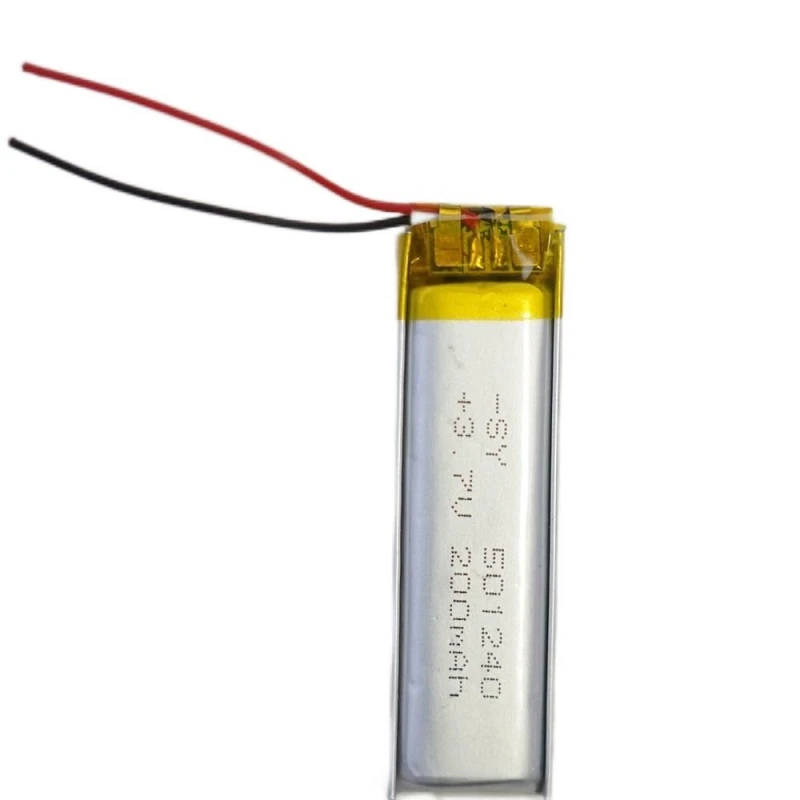 סוללת ליתיום יון פולימר 3.7 V 200mah
